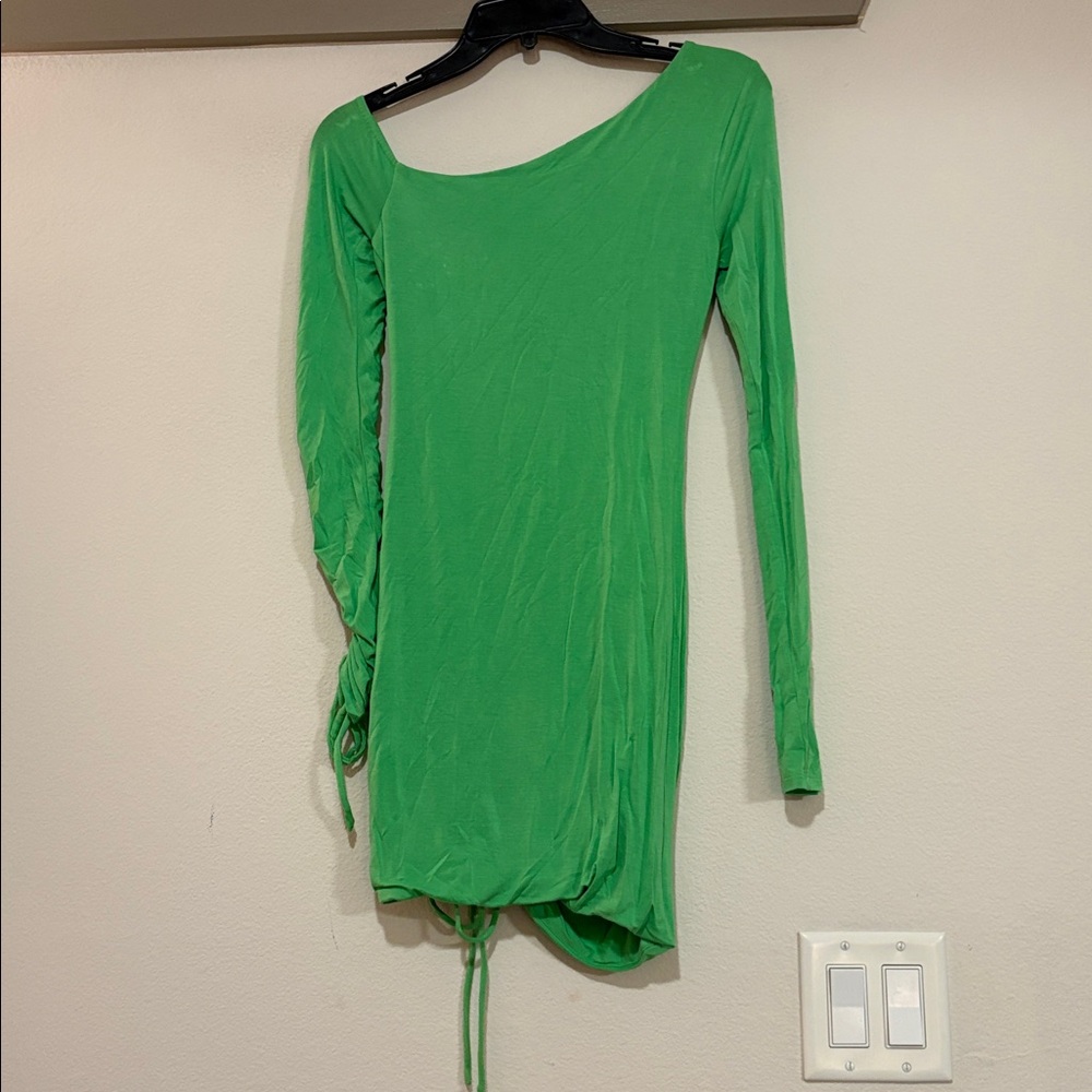 Camila Coelho Lena Mini Dress in Green SZ XS EUC - Picture 4 of 7
